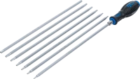 Csavarhúzó készlet cserélhető pengékkel | T-profil (Torx) / TS-profil (Torx Plus) | 8 darabos