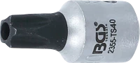 Behajtófej | 6,3 mm (1/4") | TS-profil (Torx Plus) TS40 furattal