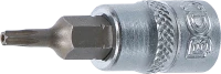 Behajtófej | 6,3 mm (1/4") | T-profil (Torx) T10 furattal