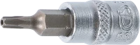 Behajtófej | 6,3 mm (1/4") | T-profil (Torx) T15 furattal