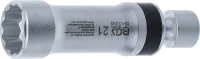 Gyújtógyertya csuklós toldat, tizenkétszögletű, tartórugóval | 10 mm (3/8") | 21 mm