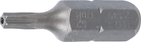 Behajtófej | Hossz 25 mm | Külső hatszögletű 6,3 mm (1/4") | T-profil (Torx) T10 furattal