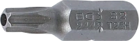 Behajtófej | Hossz 25 mm | Külső hatszögletű 6,3 mm (1/4") | T-profil (Torx) T25 furattal