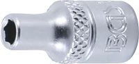 Dugókulcs, hatszögletű | 6,3 mm (1/4") | 4 mm