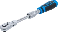 Racsnis kulcs, kihúzható, hajlítható | 6,3 mm (1/4") | 210 - 250 mm