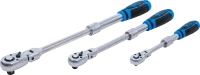 Racsnis kulcs készlet | kihúzható, hajlítható | 6,3 mm (1/4") - 10 mm (3/8") - 12,5 mm (1/2") | 3 darabos