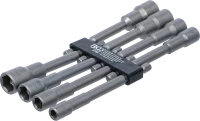 Dugókulcskészlet, hatszögletű | extra hosszú | Külső hatszögletű 6,3 mm (1/4") | Fúrógépek | 6 - 13 mm | 8 darabos