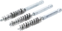 Acélkefe | 10 mm | 6,3 mm (1/4") | 3 darabos
