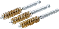 Sárgarézkefe | 12 mm | 6,3 mm (1/4") | 3 darabos