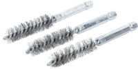 Acélkefe | 12 mm | 6,3 mm (1/4") | 3 darabos