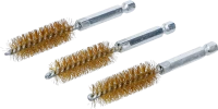 Sárgarézkefe | 14 mm | 6,3 mm (1/4") | 3 darabos