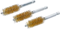 Sárgarézkefe | 16 mm | 6,3 mm (1/4") | 3 darabos