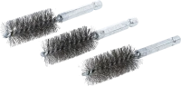 Acélkefe | 19 mm | 6,3 mm (1/4") | 3 darabos