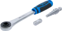 Racsnis dugókulcs adapterrel és lépcsős kulccsal | Belső négyszögletű 12,5 mm (1/2")