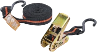 Racsnis rakományrögzítő | 2 nehéz horoggal | 5 m x 24 mm