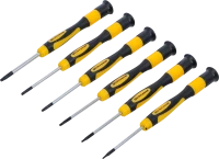 Műszerész csavarhúzó készlet | T-profil (Torx) | 6 darabos