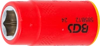 VDE dugókulcs hatszögletű | 10 mm (3/8") | 12 mm
