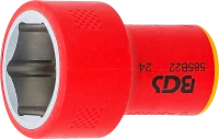 VDE dugókulcs hatszögletű | 10 mm (3/8") | 22 mm