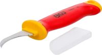VDE kábelvágó kés | horgas penge | 180 mm