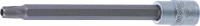 Behajtófej | Hossz 100 mm | 6,3 mm (1/4") | T-profil (Torx) T30 furattal