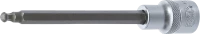 Behajtófej | Hossz 140 mm | 12,5 mm (1/2") | Belső hatszögletű gömbfejes 6 mm