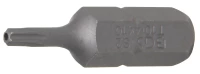 Behajtófej | Hossz 30 mm | Külső hatszögletű 8 mm (5/16") | T-profil (Torx) T10 furattal