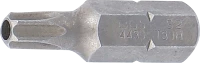 Behajtófej | Hossz 30 mm | Külső hatszögletű 8 mm (5/16") | T-profil (Torx) T30 furattal