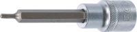 Behajtófej | Hossz 100 mm | 12,5 mm (1/2") | T-profil (Torx) T15
