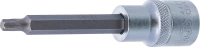 Behajtófej | Hossz 100 mm | 12,5 mm (1/2") | T-profil (Torx) T30