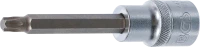 Behajtófej | Hossz 100 mm | 12,5 mm (1/2") | T-profil (Torx) T40