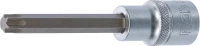 Behajtófej | Hossz 100 mm | 12,5 mm (1/2") | T-profil (Torx) T50