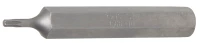 Behajtófej | Hossz 75 mm | Külső hatszögletű 10 mm (3/8") | T-profil (Torx) T10