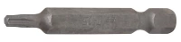 Behajtófej | Hossz 50 mm | Külső hatszögletű 6,3 mm (1/4") | T-profil (Torx) T15