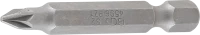 Behajtófej | Hossz 50 mm | külső hatszögletű 6,3 mm (1/4") | Csillag PZ1
