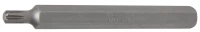 Behajtófej | Hossz 100 mm | Külső hatszögletű 10 mm (3/8") | Ékprofil (RIBE) M6