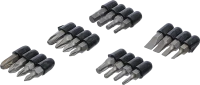 Behajtófej készlet | külső hatszögletű 6,3 mm (1/4") | 20 darabos