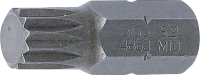 Behajtófej | Hossz 30 mm | Külső hatszögletű 10 mm (3/8") | (XZN) M10