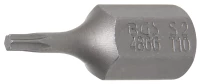 Behajtófej | Hossz 30 mm | Külső hatszögletű 10 mm (3/8") | T-profil (Torx) T10