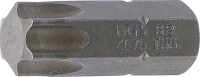 Behajtófej | Hossz 30 mm | Külső hatszögletű 10 mm (3/8") | T-profil (Torx) T55