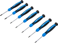 Speciális csavarhúzó készlet | T-profil (Torx) | 7 darabos