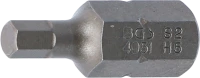 Behajtófej | Hossz 30 mm | Külső hatszögletű 10 mm (3/8") | Belső hatszögletű 5 mm