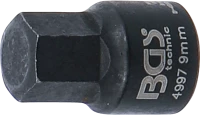 Féknyereg kulcs | Belső hatszögletű | extra rövid | 9 mm