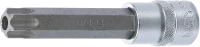 Behajtófej | Hossz 110 mm | 12,5 mm (1/2") | T-profil (Torx) T70 furattal