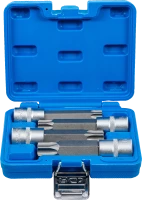 Behajtófej-készlet | 12,5 mm (1/2") | T-profil (Torx) furattal | 4 darabos