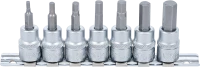 Behajtófej-készlet | 10 mm (3/8") | Belső hatszögletű 3 - 10 mm | 7 darabos