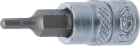 Behajtófej | 6,3 mm (1/4") | Belső hatszögletű 2,5 mm
