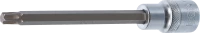 Behajtófej | Hossz 140 mm | 12,5 mm (1/2") | T-profil (Torx) T45