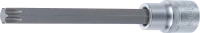 Behajtófej | Hossz 140 mm | 12,5 mm (1/2") | T-profil (Torx) T55