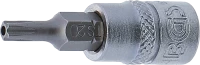 Behajtófej | 6,3 mm (1/4") | TS-profil (Torx Plus) TS20 furattal