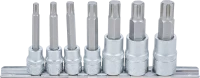 Behajtófej-készlet | 10 mm (3/8") / 12,5 mm (1/2") | Ékprofil (RIBE) M6 - M14 | 7 darabos